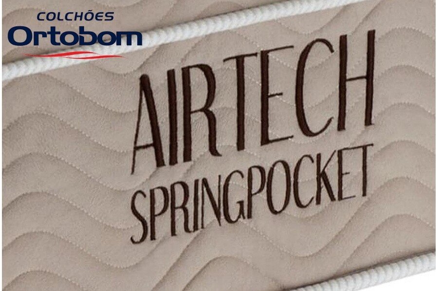 Colchão Casal Airtech Springpocket 138x188x25 Molas Ensacadas - Ortobom | Suporta até 240kg - Imagem 3
