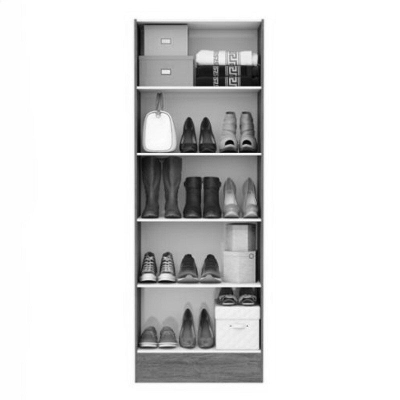 Multiuso Sapateira Maricá Premium Branco 2 Portas C/Espelho Larg. 0.54m - Carioca - Imagem 2