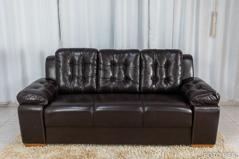 Sofá 3 lugares 240 Korino Café Larg. 2.07m - Rondomóveis - Imagem 3