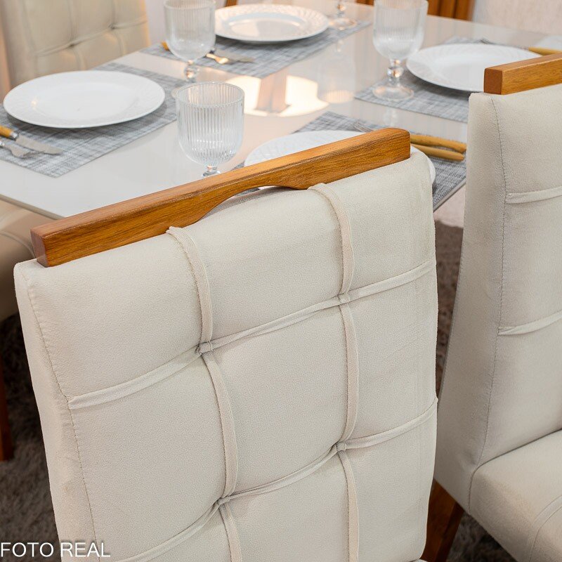 2 Cadeiras Londres Veludo Avelã Madeira Maciça Minas Plac - Entregue Montada - Imagem 4