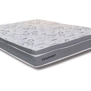 Colchão Casal Tiradentes Linho Cinza 138x188x24 Molas Ensacadas - D' Vitrine | Suporta até 220kg