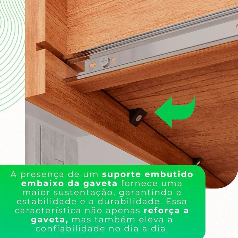 Roupeiro Casal Recife Cinamomo/Off 6 Portas C/Pés Larg. 1.80m - Sallêto - Imagem 5