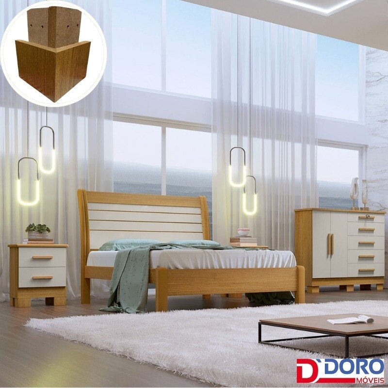 Kit 8 Pés Madeira Cinamomo D Doro - Imagem 5