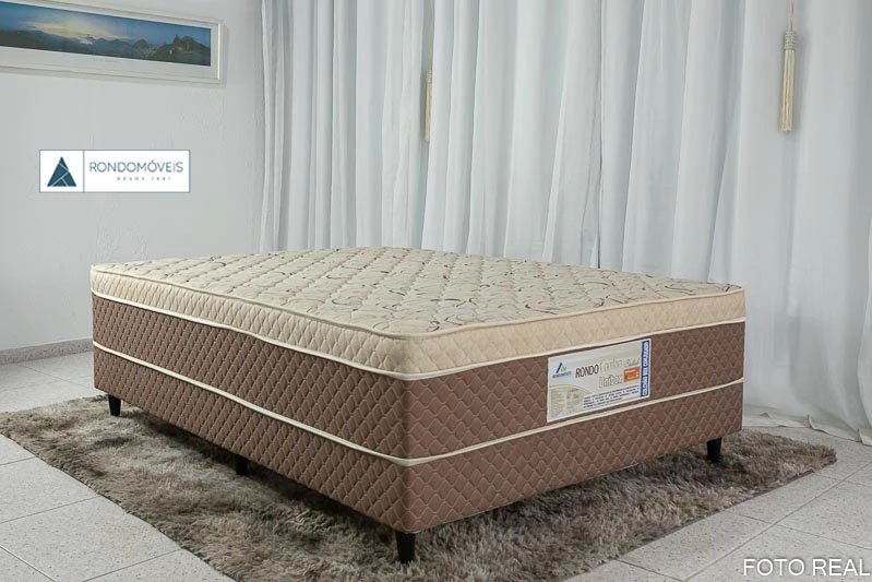 Cama Box Casal Ortopédico Rondoconfort 138x188x60 D33 - Rondomóveis