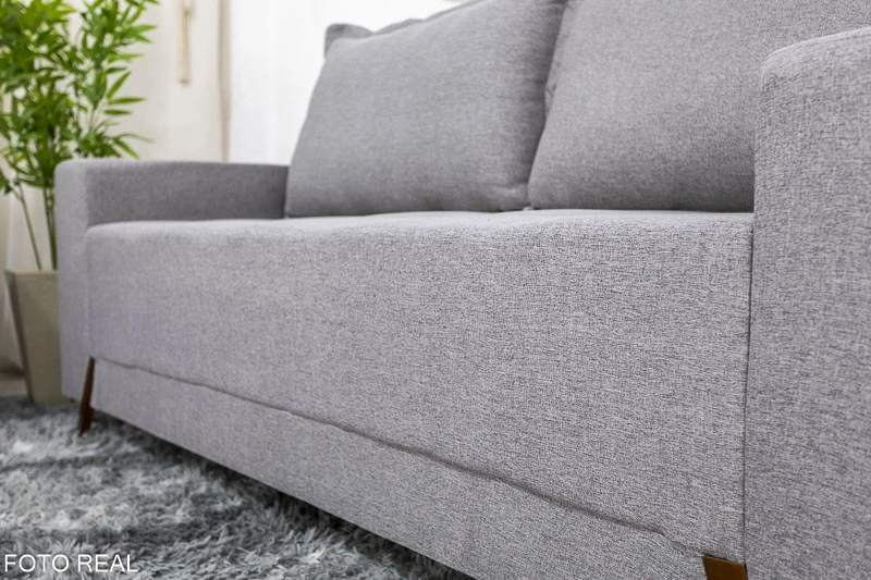 Sofá 3 lugares 8100 Linho Cinza 27 - Imagem 4