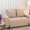 Sofá 2 lugares 8100 1.55m Linho Bege 24