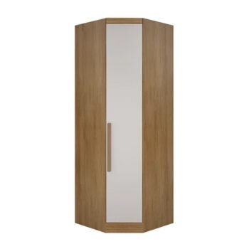 Modulado Canto Oblíquo Rizon Cumaru/Fendi Fosco 100% MDF Larg. 0.827m - Novo Horizonte