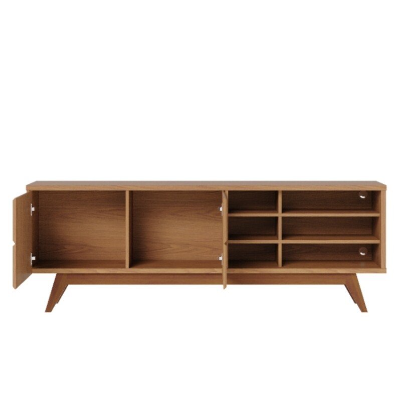 Bancada Noronha Larg. 1.80m Freijó para TV até 70" - Colibri - Imagem 2