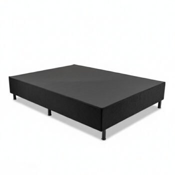 Box Casal Sued Preto 138x188x37 - Nosso Sonho