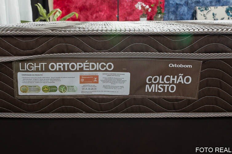 Colchão Casal Ortopédico Light 138x188x25 - Ortobom | Suporta até 260kg - Imagem 2