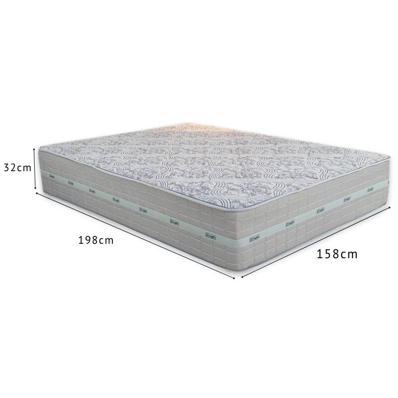 Colchão Queen Carbon Molas Ensacadas 158x198x32 - Anjos | Suporta até 240kg - Imagem 3