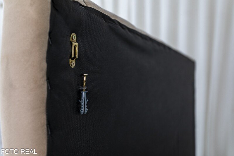 Cabeceira Casal Veneza Sued Bege Larg. 1.40m - Imagem 2