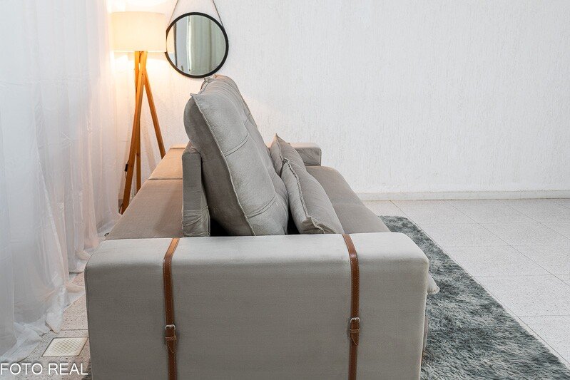 Sofá Retrátil Reclinável Toronto 2.50m Veludo Avelã 4052 - Molas Ensacadas - Imagem 9