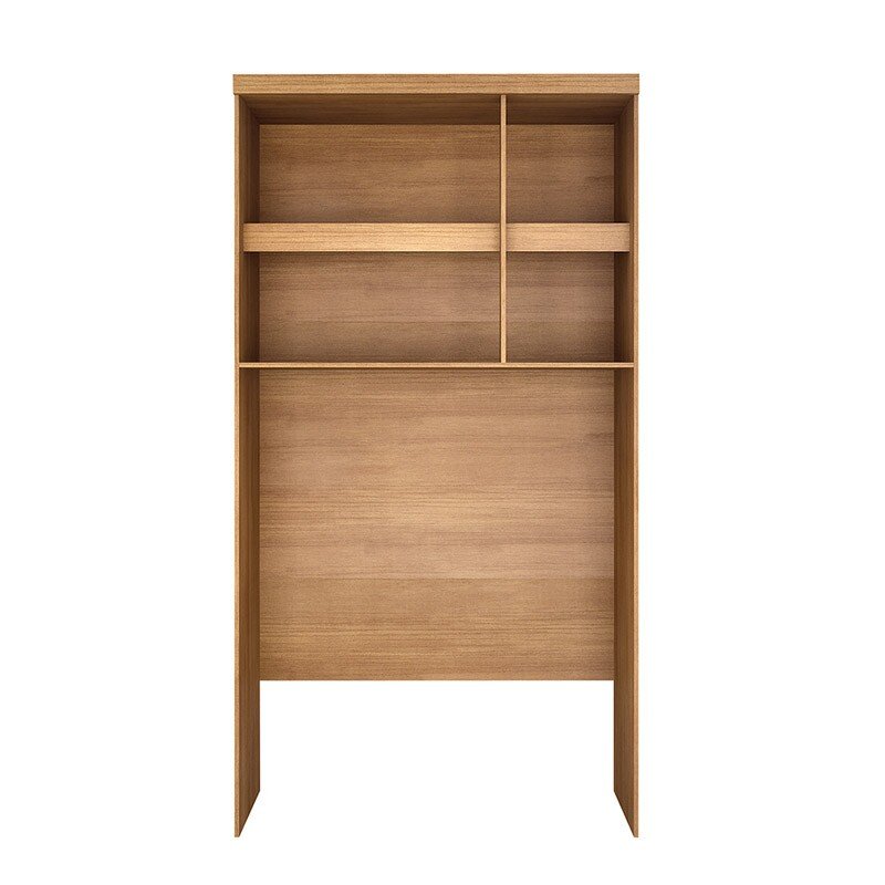 Modulado Cumaru/Fendi Fosco 1 Roupeiro Moderni 4 Pts + 2 Criado Rizon + 1 Canto Oblíquo Rizon + 1 Aéreo 3 portas Rizon - Novo Horizonte - Imagem 4