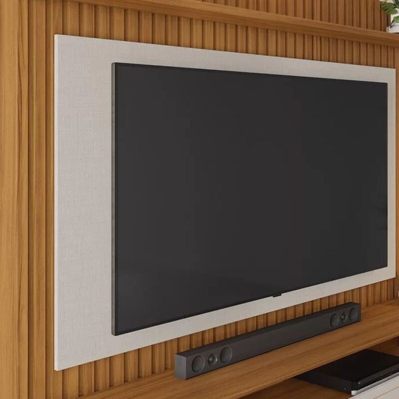 Home NT 1340 Larg. 1.83m Freijó/Off Ripado para TV até 65" - Notável - Imagem 4