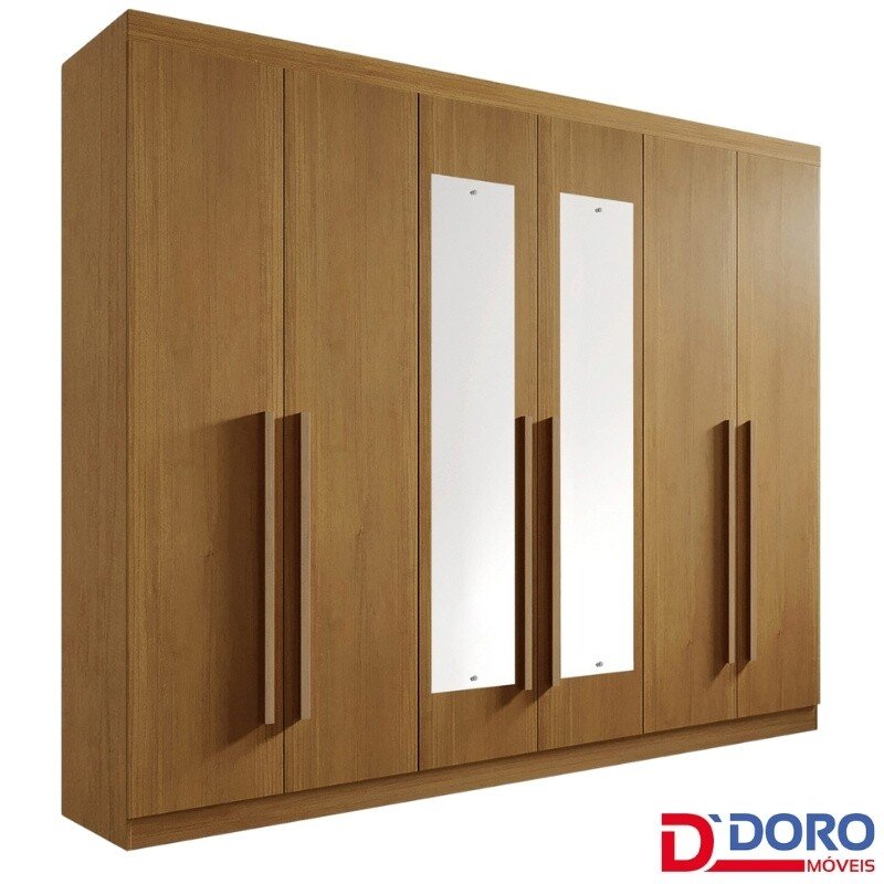 Kit 2 Espelhos Roupeiro Da Vinci D Doro