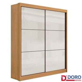 Roupeiro Santorini Cinamomo/Off 2 Portas Larg. 1.85m 100% MDF - D Doro