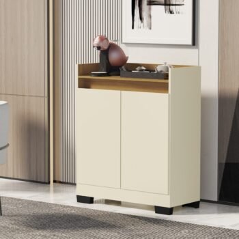 Buffet 2 Portas Real Pérola/Mel - MÓVEIS PRIMUS