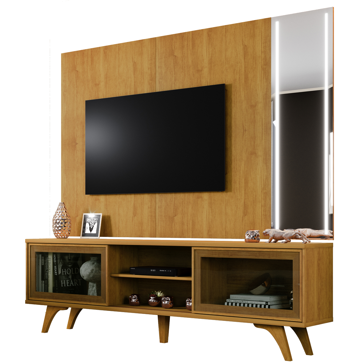 Painel até 75" + Rack Vitrum Naturale - MAVAULAR - Imagem 5