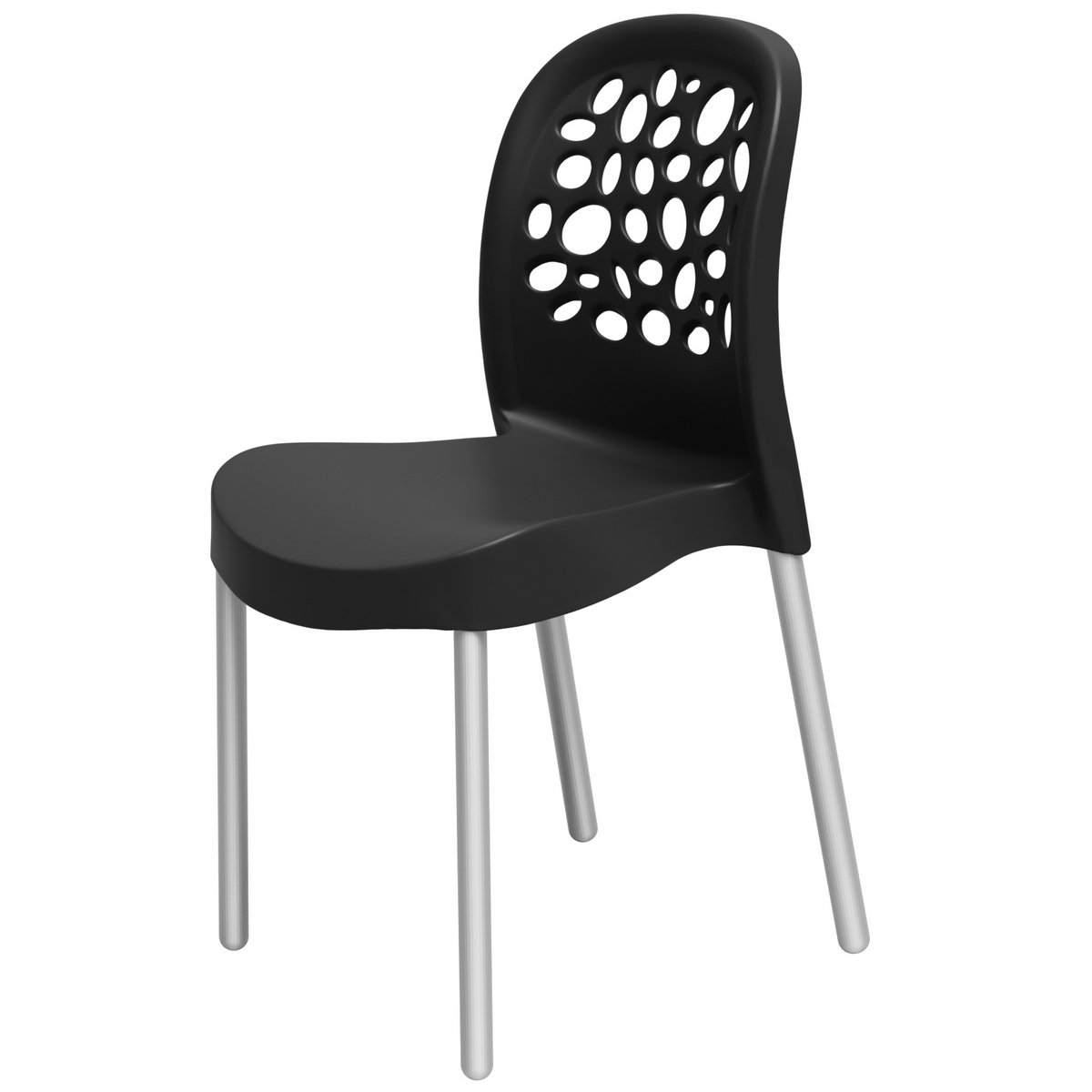 Cadeira Deluxe Preto - FORTE PLÁSTICO - Imagem 4