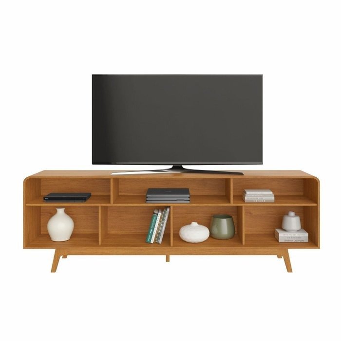 Rack até 70″ Cristal Cinamono/Off White – JCM MOVELARIA - Imagem 2