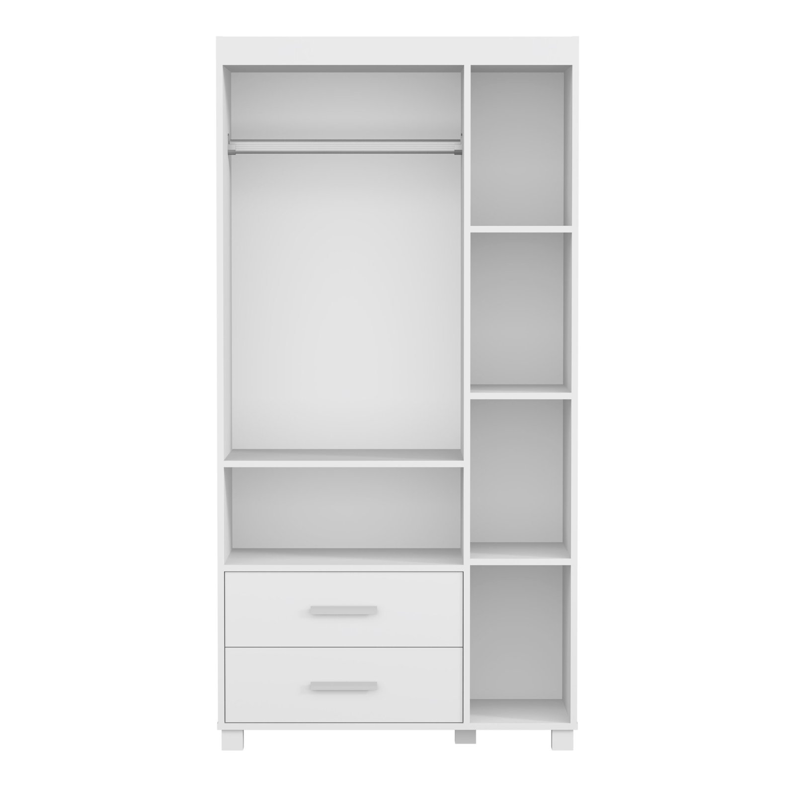 Guarda-Roupa 3 Portas Lívia 0,89 m + Cômoda 4 Gavetas com Sapateira Lívia + Cama Juvenil Carro Homem-Aranha 14 (Menino) - Imagem 2