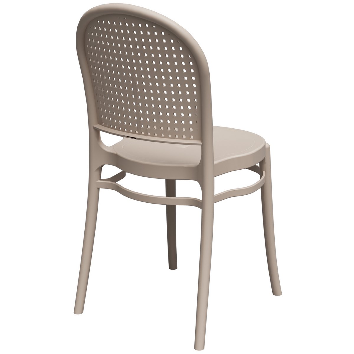 Cadeira Telinha Retrô Natural - FORTE PLÁSTICO - Imagem 2