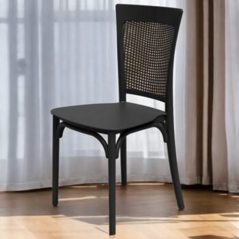 Cadeira Robust Palha Preto - FORTE PLÁSTICO