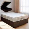 Colchão Casal Airtech Springpocket + Base Box Baú Corino Marrom – ORTOBOM + BIOSTAR