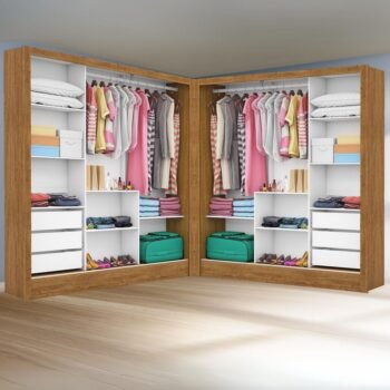 Closet Dubai/Santiago 1,79 m x 1,79 m Cinamono – CARIOCA MÓVEIS