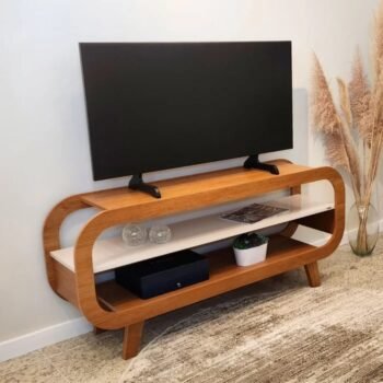 Rack até 60" Théo Cinamono/Off White - ARTELY