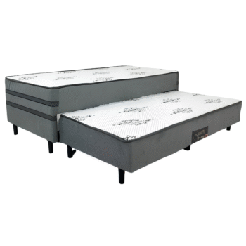 Cama Box Solteiro com Auxiliar Prestige com Pillow Top D28 – ECOTEC