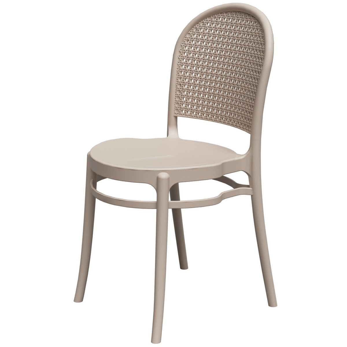 Cadeira Telinha Retrô Natural - FORTE PLÁSTICO - Imagem 4