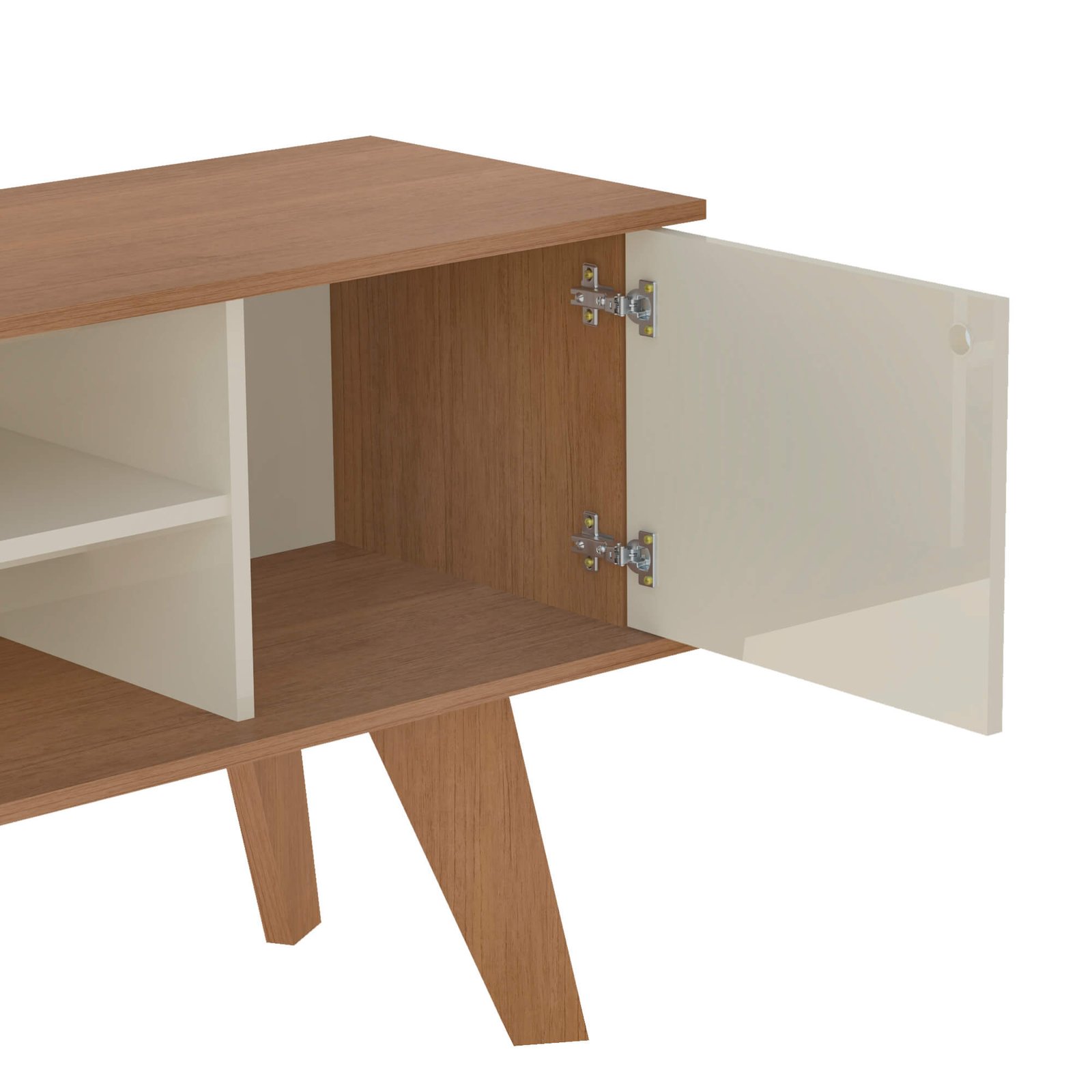 Rack até 50" Frank Cinamono/Off White - ARTELY - Imagem 6