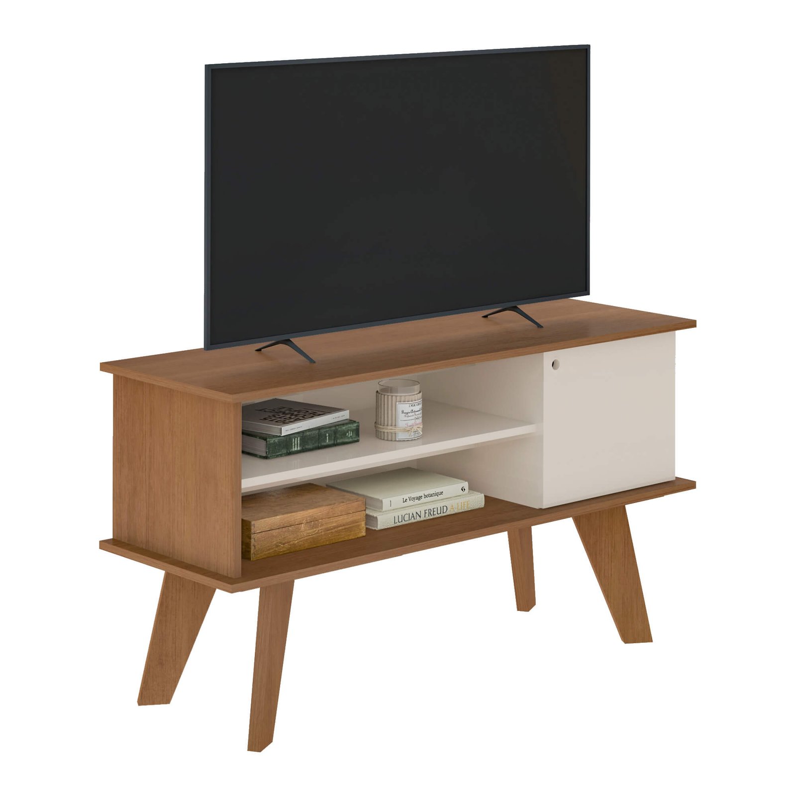 Rack até 50" Frank Cinamono/Off White - ARTELY - Imagem 2