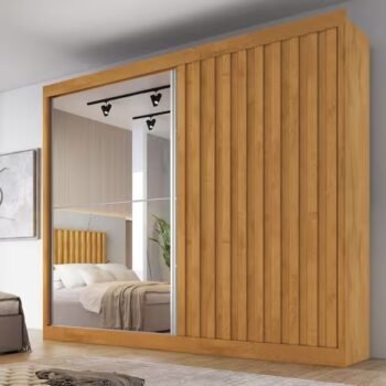 Guarda-Roupa 2 Portas Atlanta 2,06 m Peroba - MÓVEIS EUROPA