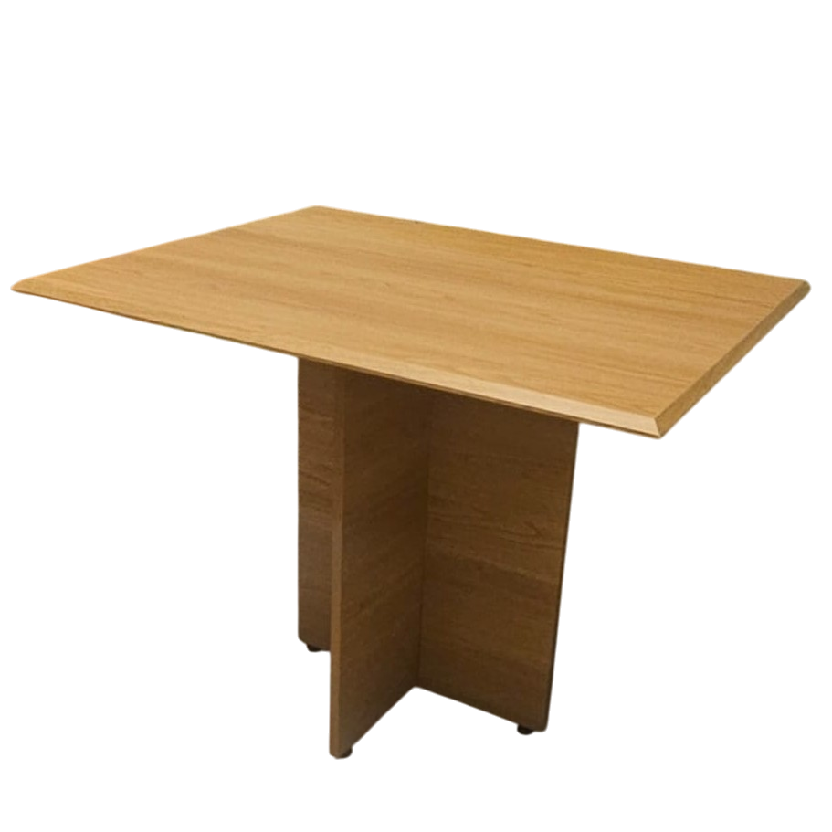 Mesa Pérola 120 Imbuia Mel (Tampo Viena s/vidro) - CARVALHO DECOR - Imagem 3