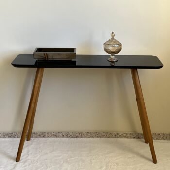 Aparador Athenas Mel/Preto - SPARTA MÓVEIS