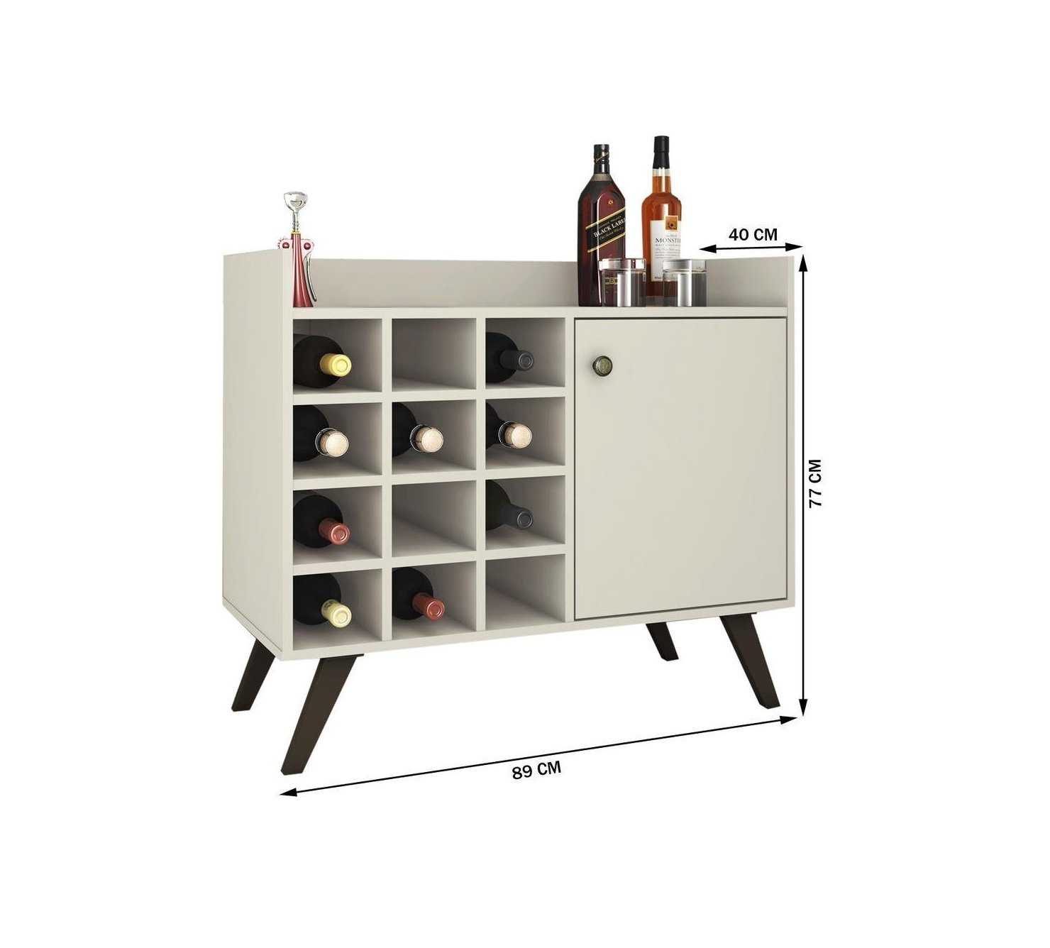 Aparador RT 3111 Off White - MOVELBENTO - Imagem 4