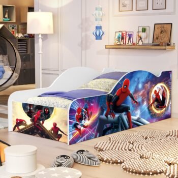 Cama Juvenil Carro (Menino) Homem-Aranha 14 - MADEC/VJ MÓVEIS