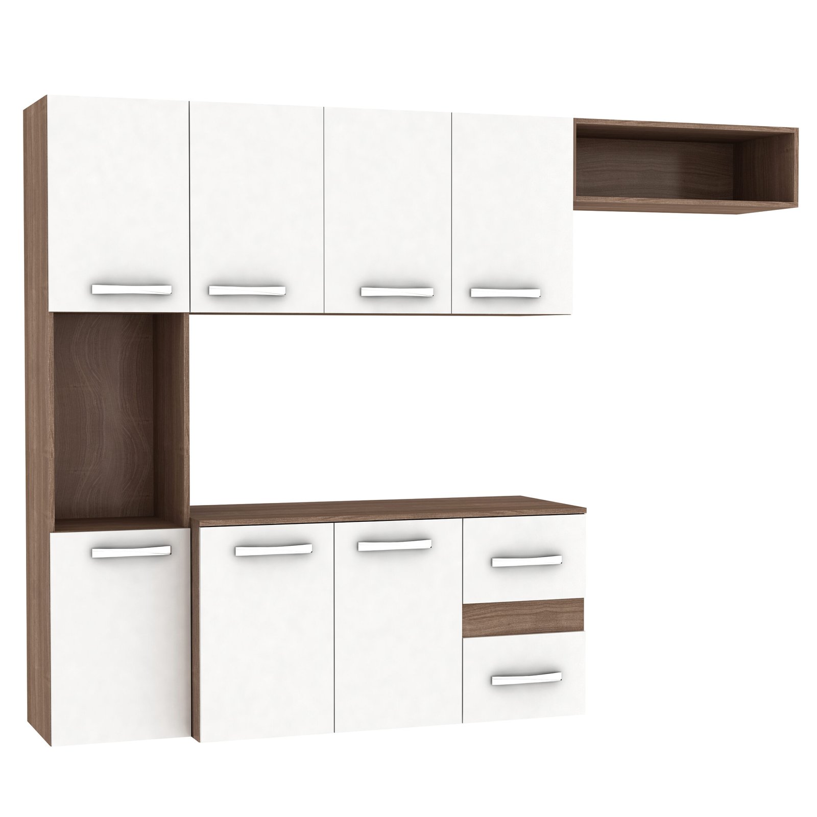 Cozinha Suspensa Mali/Lima CM06 Teka/Branco - FELLICCI - Imagem 3