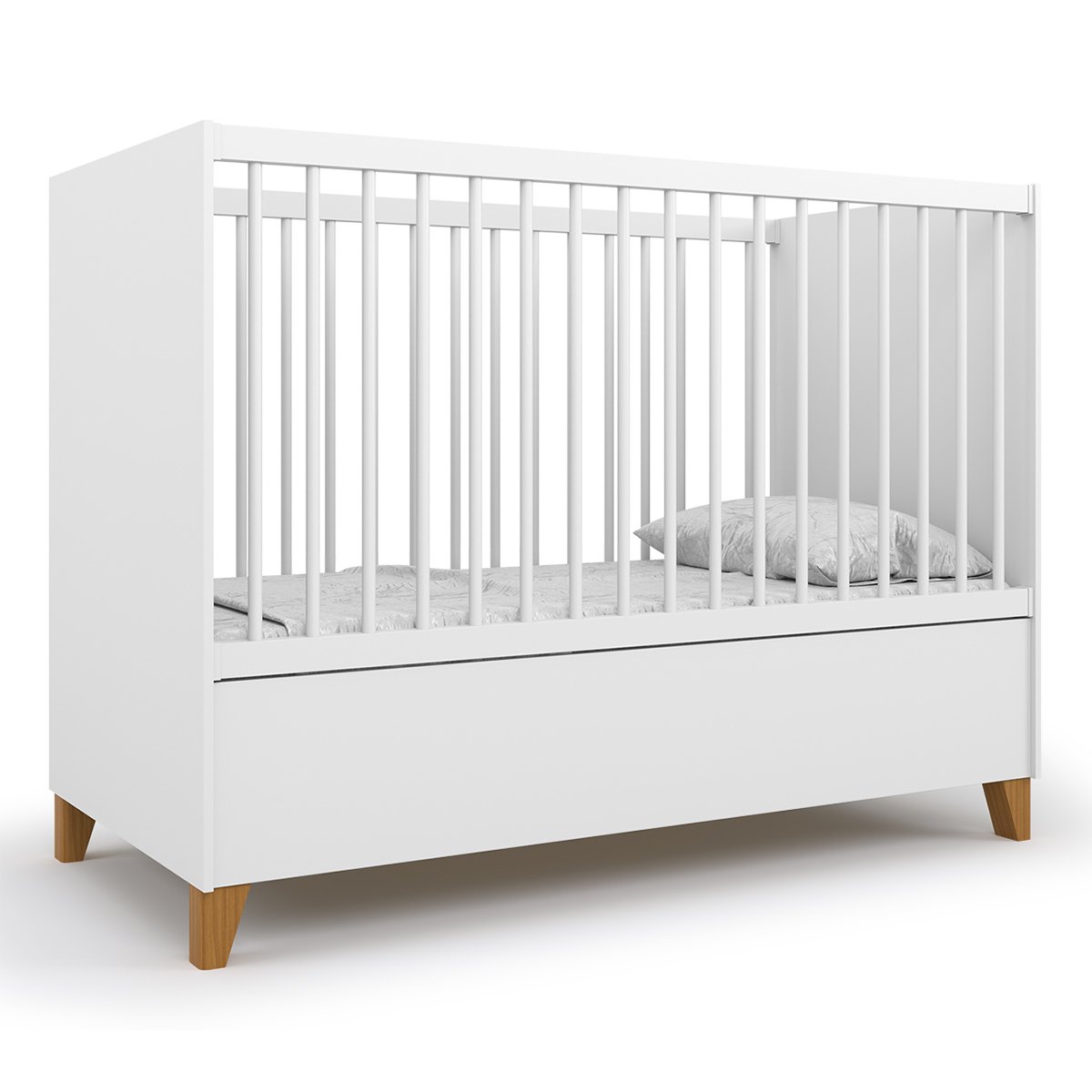 Guarda-Roupa 2 Portas + Berço Americano Magia Branco - BATROL MÓVEIS - Imagem 3