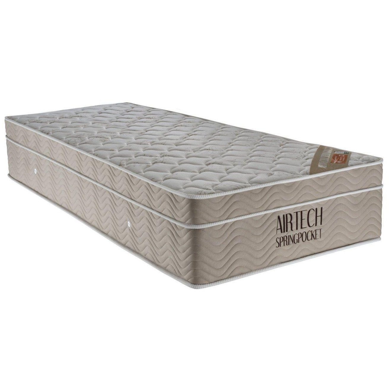 Colchão Solteiro Airtech Springpocket 25 cm D26 Molas ensacadas – ORTOBOM