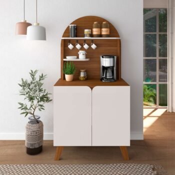 Cantinho do Café Viena Cedro/Off White - ARTELY