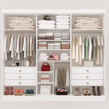 Guarda-Roupa 6 Portas Da Vinci 2,75 m Branco - D'DORO MÓVEIS - Imagem 6