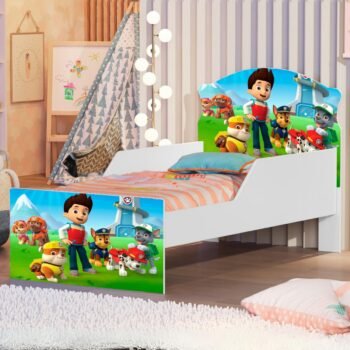 Mini Cama Juvenil Lívia (Menino) Patrulha Canina 4041107 – MADEC/VJ MÓVEIS