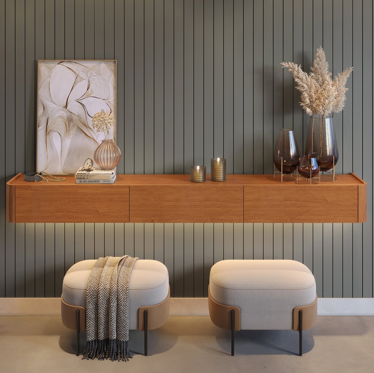 Nicho Union 1,80 m Naturale - MAVAULAR - Imagem 3