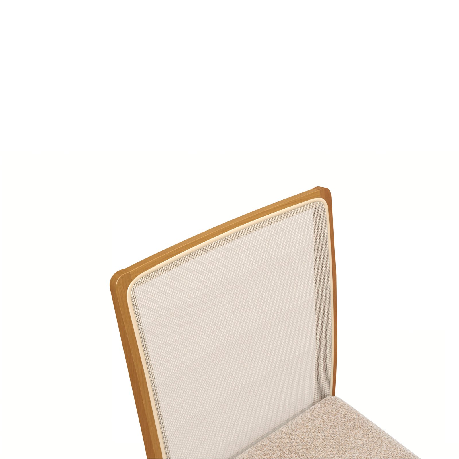 Kit 2 Cadeiras Lara 2CMM007CA Linho Areia - KAPPESBERG - Imagem 6