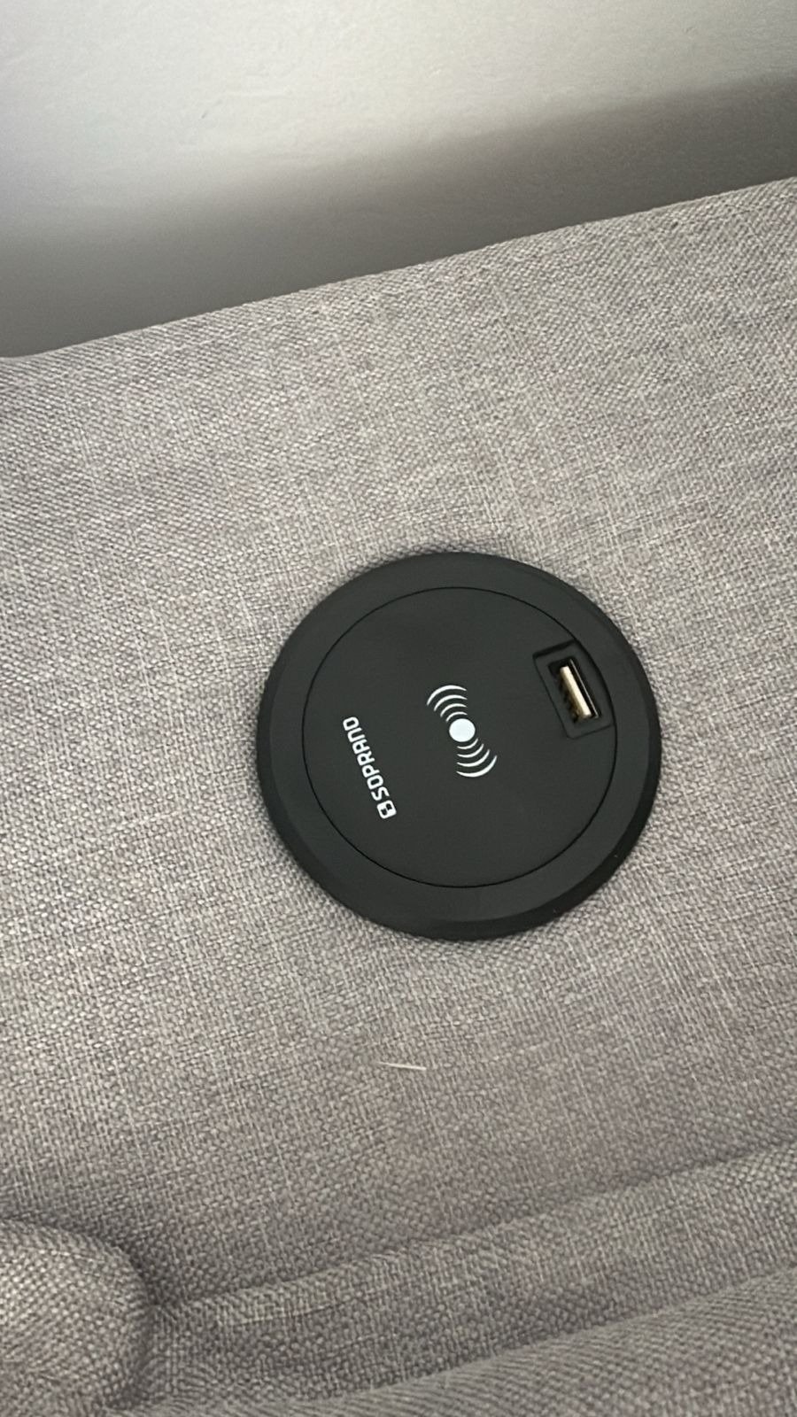 Sofá Retrátil e Reclinável Zeus/Afrodite 2,90 m Linho Cinza – ZARAT ESTOFADOS - Imagem 3