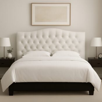 Cabeceira Casal Berlim Branco - R.A ESTOFADOS